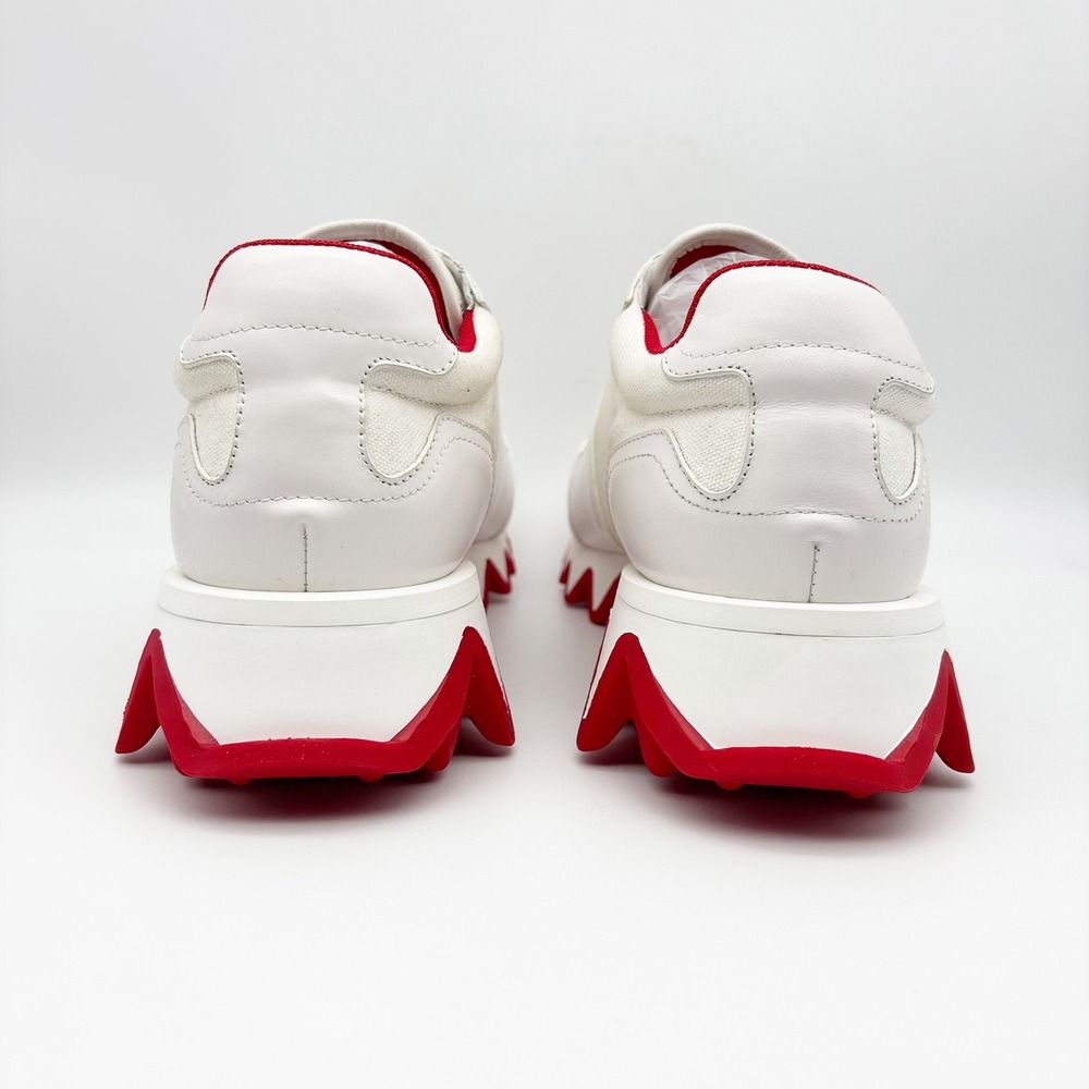 NWB Christian Louboutin Nastroshark Donna Sneakers in White Size 41 - Picture 10 of 16